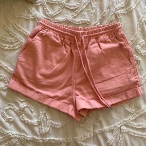 Pink Forever 21 Cargo Shorts
